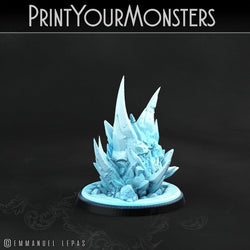 3D Printed Print Your Monsters Iceheart Lamproid The Wrath of Gloomrime Monsters Part II Set 28mm - 32mm D&D Wargaming (Online Only)
