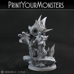 3D Printed Print Your Monsters Iceheart Lamproid The Wrath of Gloomrime Monsters Part II Set 28mm - 32mm D&D Wargaming (Online Only)