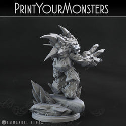 3D Printed Print Your Monsters Iceheart Lamproid The Wrath of Gloomrime Monsters Part II Set 28mm - 32mm D&D Wargaming (Online Only)
