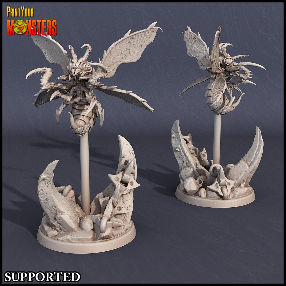 3D Printed Print Your Monsters Infernal Bee Set The Infernal Hive 28mm - 32mm D&D Wargaming (Online Only)