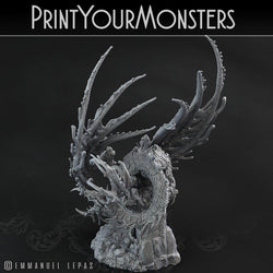 3D Printed Print Your Monsters Infernal Magma Dragon 28mm - 32mm D&D Wargaming (Online Only)