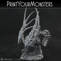 3D Printed Print Your Monsters Infernal Magma Dragon 28mm - 32mm D&D Wargaming (Online Only)