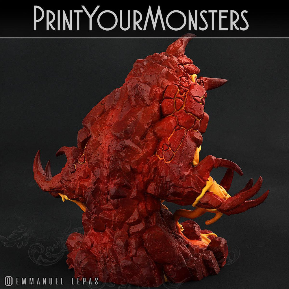 3D Printed Print Your Monsters Infernal Magma Elementals 28mm - 32mm D&D Wargaming (Online Only)