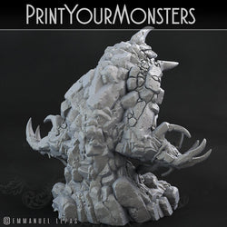 3D Printed Print Your Monsters Infernal Magma Elementals 28mm - 32mm D&D Wargaming (Online Only)