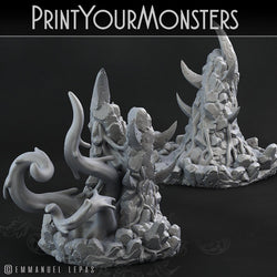 3D Printed Print Your Monsters Infernal Magma Roper 28mm - 32mm D&D Wargaming (Online Only)