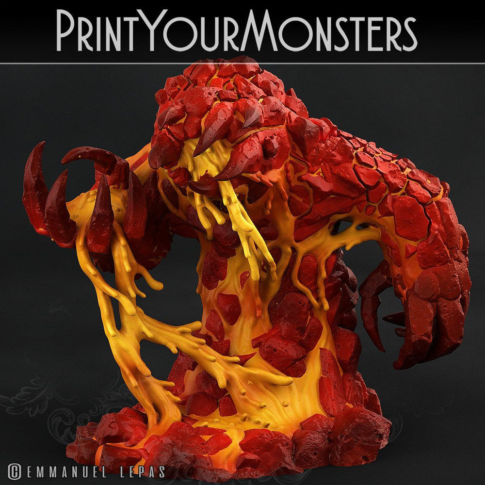3D Printed Print Your Monsters Infernal Magma Set 28mm - 32mm D&D Wargaming (Online Only)