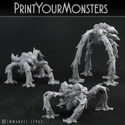 3D Printed Print Your Monsters Infernal Magma Spiders 28mm - 32mm D&D Wargaming (Online Only)