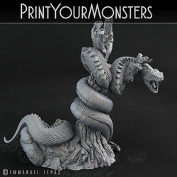 3D Printed Print Your Monsters Legendary Rattlesnake Total Serpents 28mm - 32mm D&D Wargaming (Online Only)