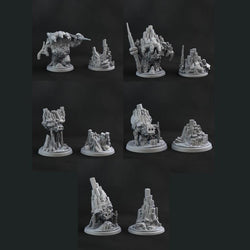 3D Printed Print Your Monsters Little Golem Set 28mm - 32mm D&D Wargaming (Online Only)