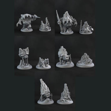 3D Printed Print Your Monsters Little Golem Set 28mm - 32mm D&D Wargaming (Online Only)
