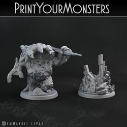 3D Printed Print Your Monsters Little Golem Set 28mm - 32mm D&D Wargaming (Online Only)