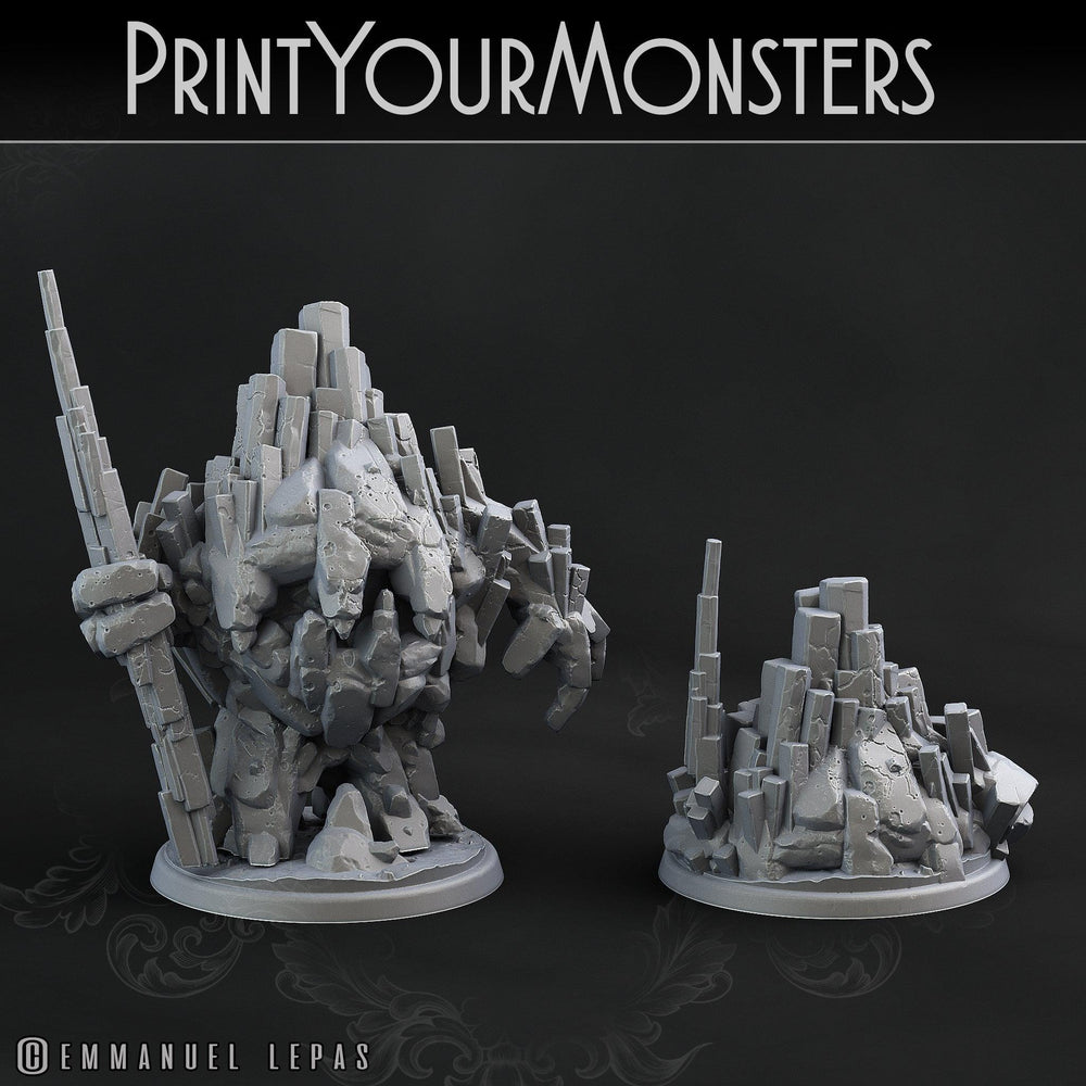 3D Printed Print Your Monsters Little Golem Set 28mm - 32mm D&D Wargaming (Online Only)