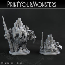 3D Printed Print Your Monsters Little Golem Set 28mm - 32mm D&D Wargaming (Online Only)