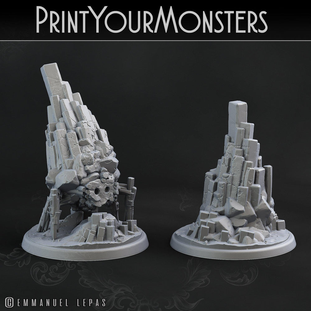 3D Printed Print Your Monsters Little Golem Set 28mm - 32mm D&D Wargaming (Online Only)