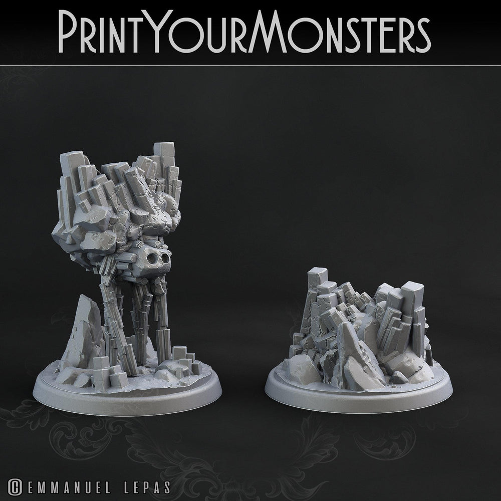 3D Printed Print Your Monsters Little Golem Set 28mm - 32mm D&D Wargaming (Online Only)