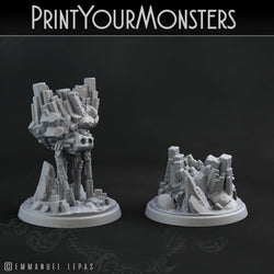 3D Printed Print Your Monsters Little Golem Set 28mm - 32mm D&D Wargaming (Online Only)