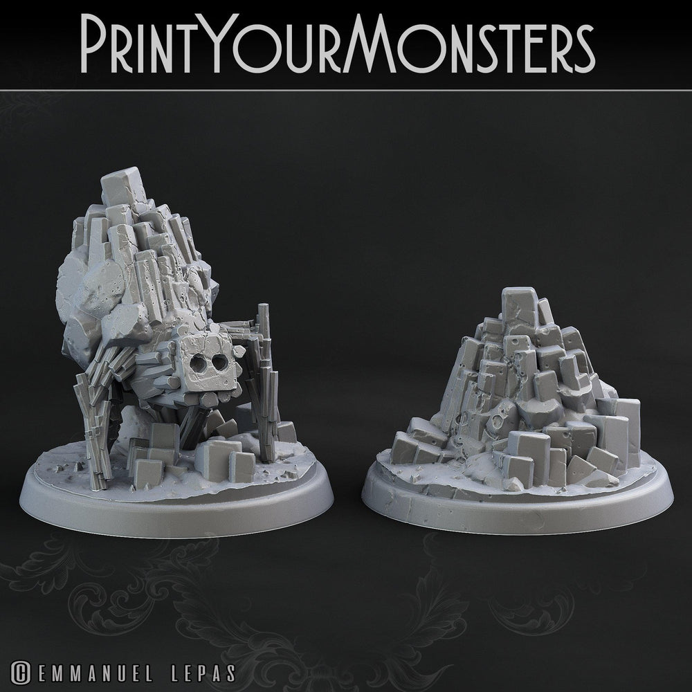 3D Printed Print Your Monsters Little Golem Set 28mm - 32mm D&D Wargaming (Online Only)