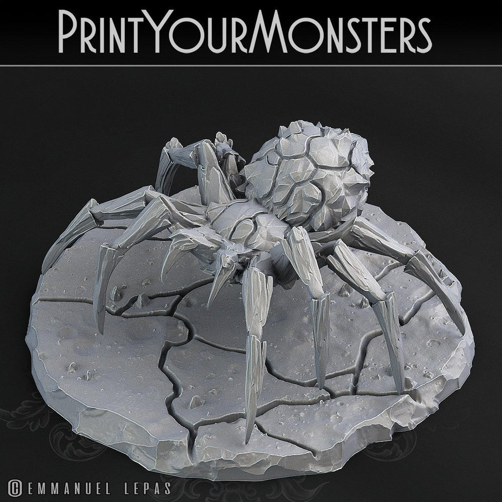3D Printed Print Your Monsters Magmaranea Spider 28mm - 32mm D&D Wargaming (Online Only)