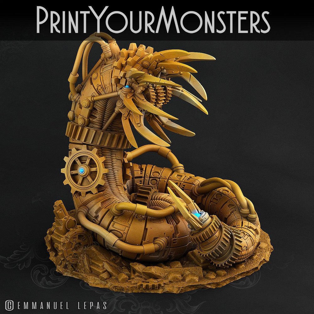 3D Printed Print Your Monsters Mechanic Worm Total Worms 2 Set 28mm - 32mm D&D Wargaming (Online Only)