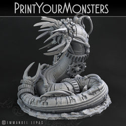 3D Printed Print Your Monsters Mechanic Worm Total Worms 2 Set 28mm - 32mm D&D Wargaming (Online Only)