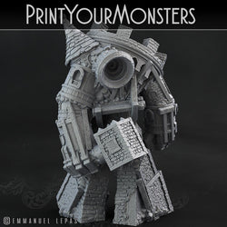 3D Printed Print Your Monsters Medieval Construct Golem - Total Golems 28mm - 32mm D&D Wargaming (Online Only)