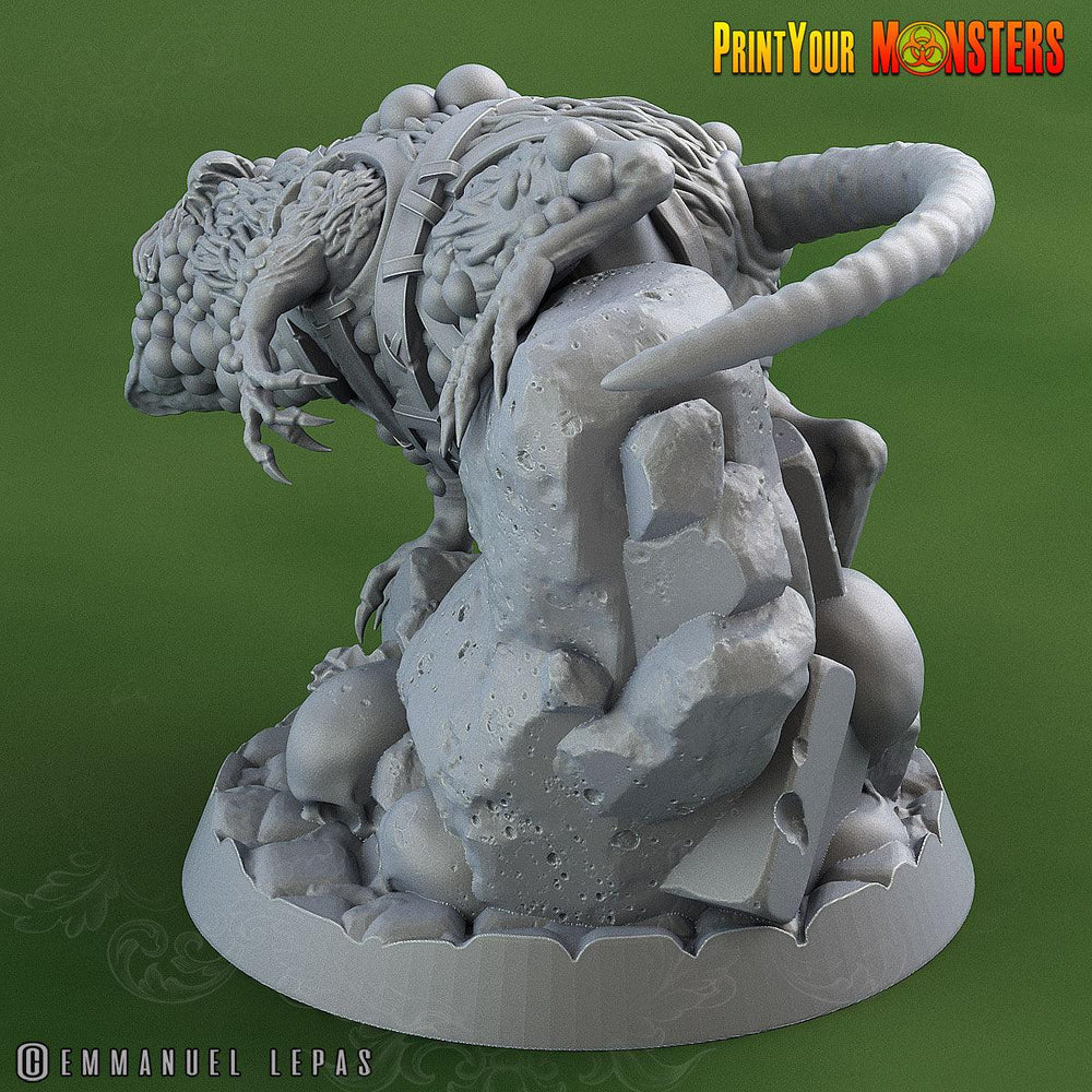 3D Printed Print Your Monsters Mutant Toxic Rat The Toxic Rats Domination Set 28mm - 32mm D&D Wargaming (Online Only)