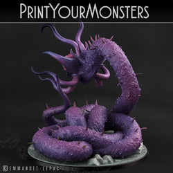 3D Printed Print Your Monsters Necrothelid Worms Subterranean Terrors 28mm - 32mm D&D Wargaming (Online Only)