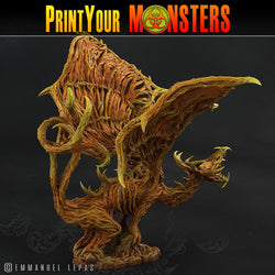 3D Printed Print Your Monsters Nightmare Forest Dragon The Shadowcreep Wood Set 28mm - 32mm D&D Wargaming (Online Only)