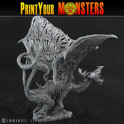 3D Printed Print Your Monsters Nightmare Forest Dragon The Shadowcreep Wood Set 28mm - 32mm D&D Wargaming (Online Only)