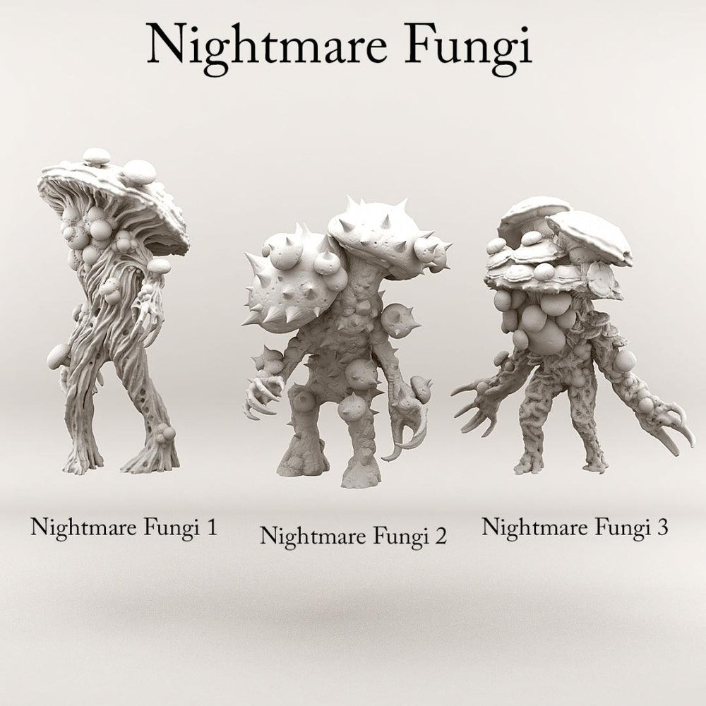 3D Printed Print Your Monsters Nightmare Fungi Nightmare Grotto Fungi 28mm - 32mm D&D Wargaming (Online Only)