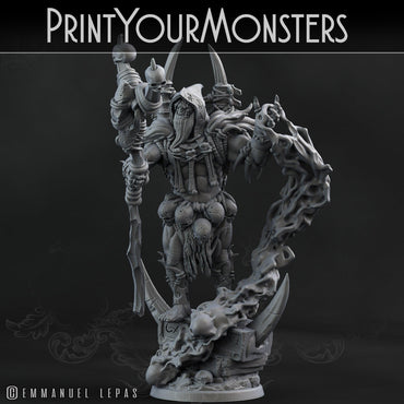 3D Printed Print Your Monsters Orc Shaman Desert Orcs Set 28mm - 32mm D&D Wargaming (Online Only)