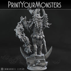 3D Printed Print Your Monsters Orc Shaman Desert Orcs Set 28mm - 32mm D&D Wargaming (Online Only)
