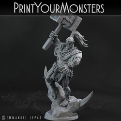 3D Printed Print Your Monsters Orc Warrior 1 Desert Orcs Set 28mm - 32mm D&D Wargaming (Online Only)