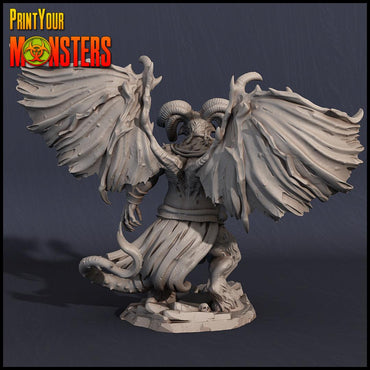 3D Printed Print Your Monsters Orcus Demon 28mm - 32mm D&D Wargaming (Online Only)