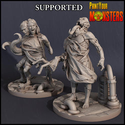 3D Printed Print Your Monsters Organic Patients Horrifying Laboratory Pack 28mm - 32mm D&D Wargaming (Online Only)