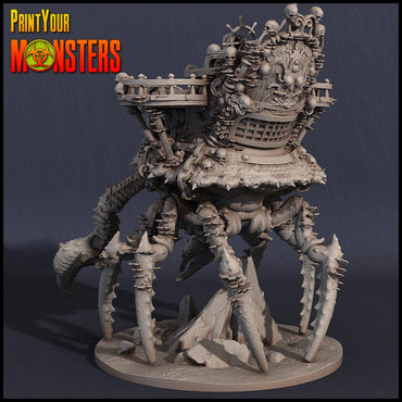 3D Printed Print Your Monsters Pirate Crab Ship 28mm - 32mm D&D Wargaming (Online Only)