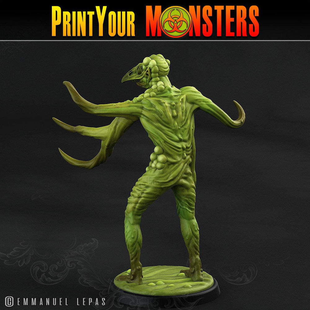 3D Printed Print Your Monsters Plague Men Plague Army Of Spooky Swamp Set 28mm - 32mm D&D Wargaming (Online Only)