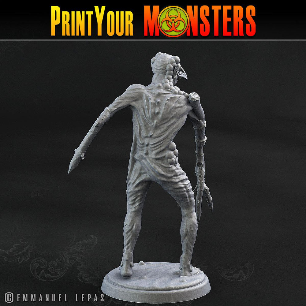 3D Printed Print Your Monsters Plague Men Plague Army Of Spooky Swamp Set 28mm - 32mm D&D Wargaming (Online Only)