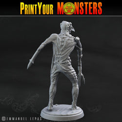 3D Printed Print Your Monsters Plague Men Plague Army Of Spooky Swamp Set 28mm - 32mm D&D Wargaming (Online Only)