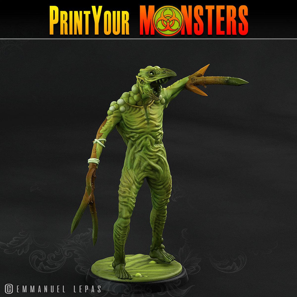 3D Printed Print Your Monsters Plague Men Plague Army Of Spooky Swamp Set 28mm - 32mm D&D Wargaming (Online Only)