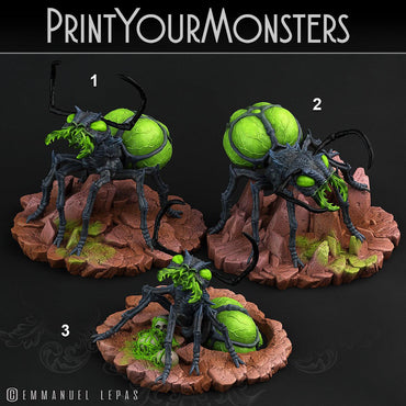 3D Printed Print Your Monsters Poisonous Ants Total Insects 28mm - 32mm D&D Wargaming (Online Only)