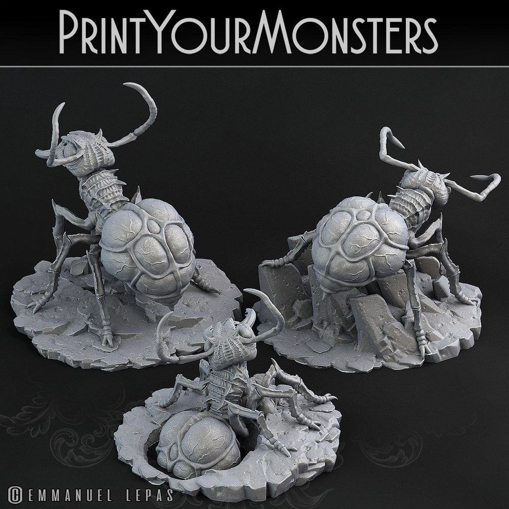 3D Printed Print Your Monsters Poisonous Ants Total Insects 28mm - 32mm D&D Wargaming (Online Only)