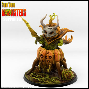 3D Printed Print Your Monsters Pumpkin Lord Pumpkins Attack Pack 28mm - 32mm D&D Wargaming (Online Only)