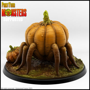 3D Printed Print Your Monsters Pumpkin Spider Pumpkins Attack Pack 28mm - 32mm D&D Wargaming (Online Only)