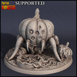 3D Printed Print Your Monsters Pumpkin Spider Pumpkins Attack Pack 28mm - 32mm D&D Wargaming (Online Only)