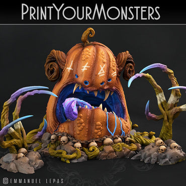 3D Printed Print Your Monsters Pumpkins Attack Pack II Set 28mm - 32mm D&D Wargaming (Online Only)