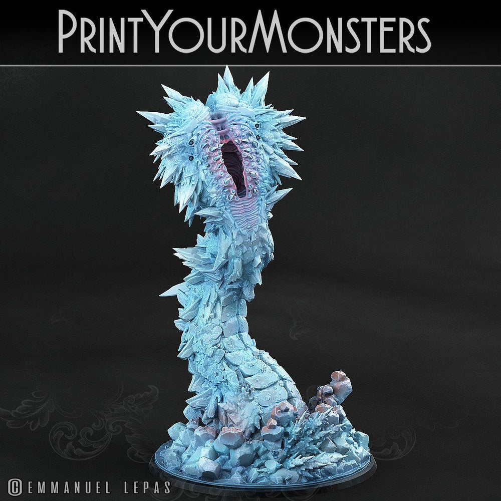 3D Printed Print Your Monsters Rimesquam Worm The Wrath of Gloomrime Monsters Part II Set 28mm - 32mm D&D Wargaming (Online Only)