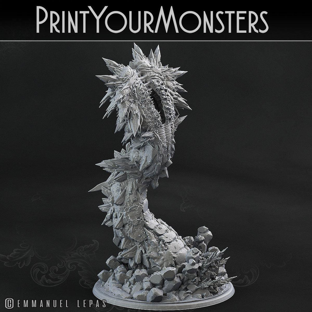 3D Printed Print Your Monsters Rimesquam Worm The Wrath of Gloomrime Monsters Part II Set 28mm - 32mm D&D Wargaming (Online Only)