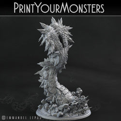 3D Printed Print Your Monsters Rimesquam Worm The Wrath of Gloomrime Monsters Part II Set 28mm - 32mm D&D Wargaming (Online Only)