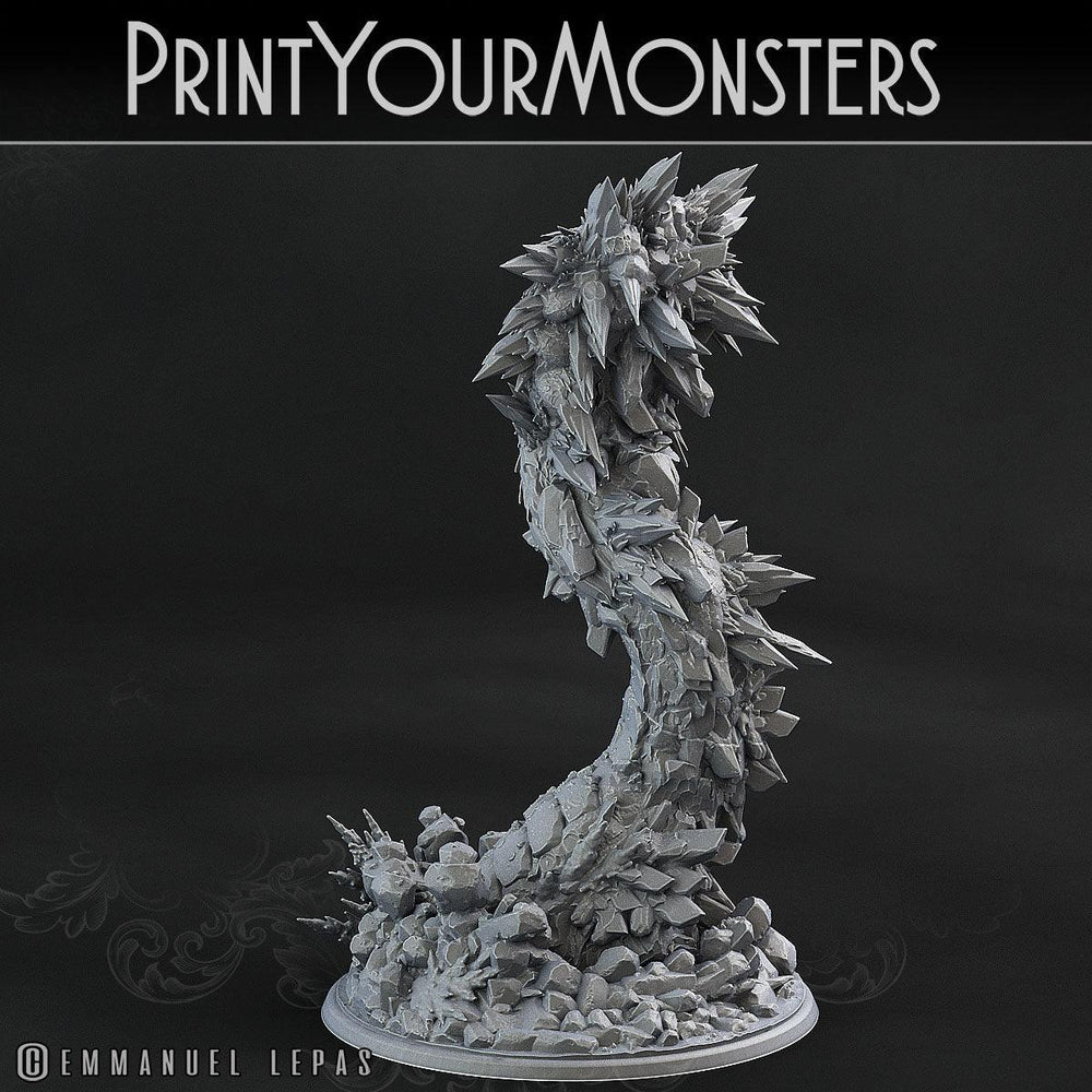 3D Printed Print Your Monsters Rimesquam Worm The Wrath of Gloomrime Monsters Part II Set 28mm - 32mm D&D Wargaming (Online Only)